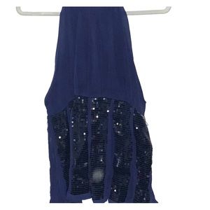 Sequin Halter Top